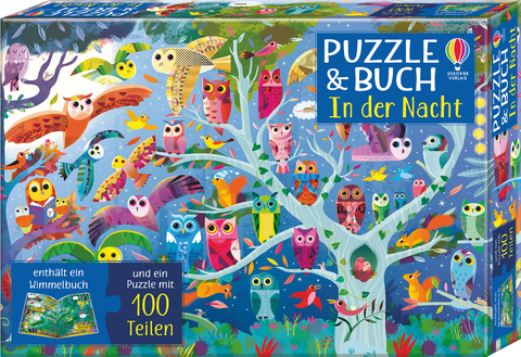 Puzzle & Buch: In der Nacht - Kirsteen Robson