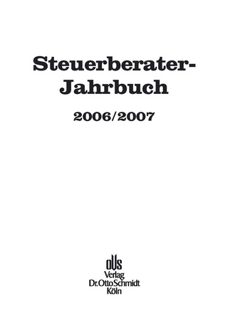 Steuerberater-Jahrbuch 2006/2007
