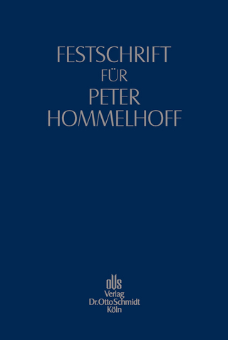 Festschrift für Peter Hommelhoff
