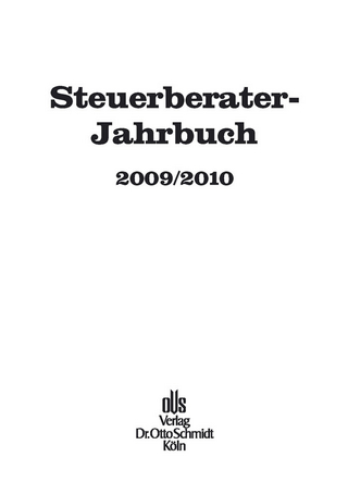 Steuerberater-Jahrbuch 2009/2010