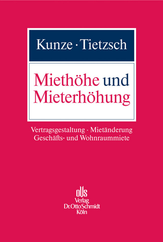Miethöhe und Mieterhöhung