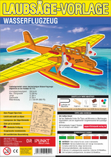 Laubs&auml;gevorlage Wasserflugzeug - 