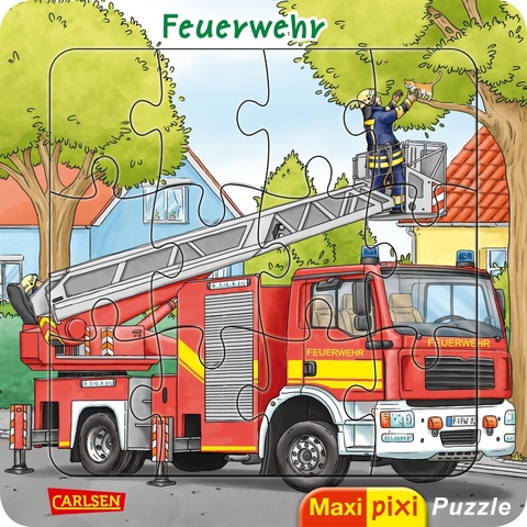Maxi Pixi: Maxi-Pixi-Puzzle: Feuerwehr - Niklas B&ouml;wer