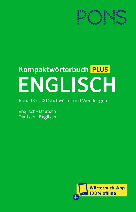 PONS Kompaktw&ouml;rterbuch Plus Englisch