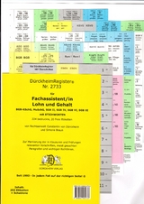 DürckheimRegister® - Fachassistent LOHN U GEHALT (ArbR-SGB) MIT Stichworten - Dürckheim, Constantin; Dürckheim, Constantin