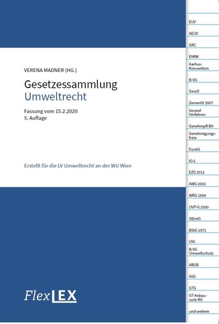 Gesetzessammlung Umweltrecht