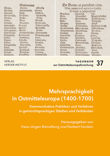 Mehrsprachigkeit in Ostmitteleuropa (1400-1700) - 