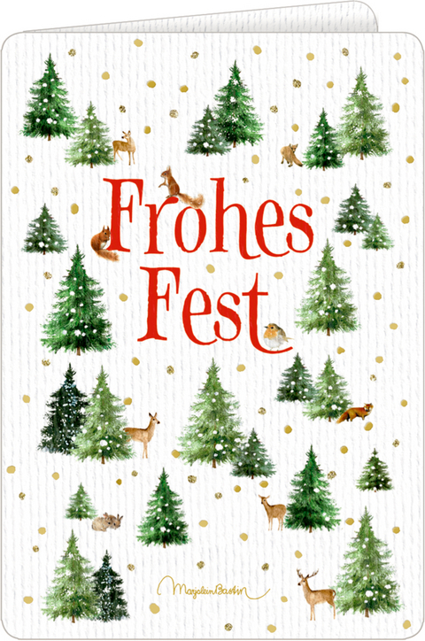 Weihnachtskarten mit Kuvert