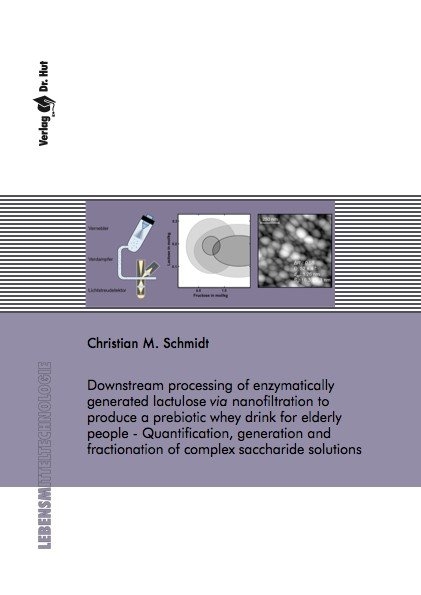 Downstream processing of enzymatically generated lactulose via nanofiltration to produce a prebiotic whey drink for elderly people - Quantification, generation and fractionation of complex saccharide solutions - Christian M. Schmidt