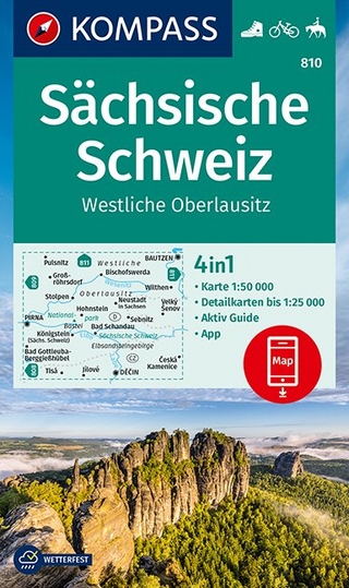 KOMPASS Wanderkarte Sächsische Schweiz, Westliche Oberlausitz