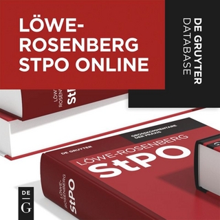 Löwe-Rosenberg StPO Online