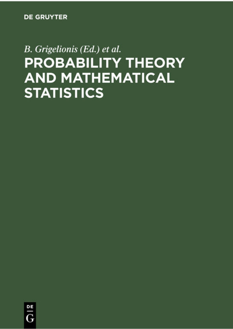 Probability Theory and Mathematical Statistics - 