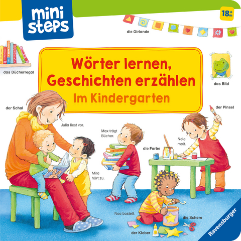 ministeps: W&ouml;rter lernen, Geschichten erz&auml;hlen: Im Kindergarten - Sandra Grimm