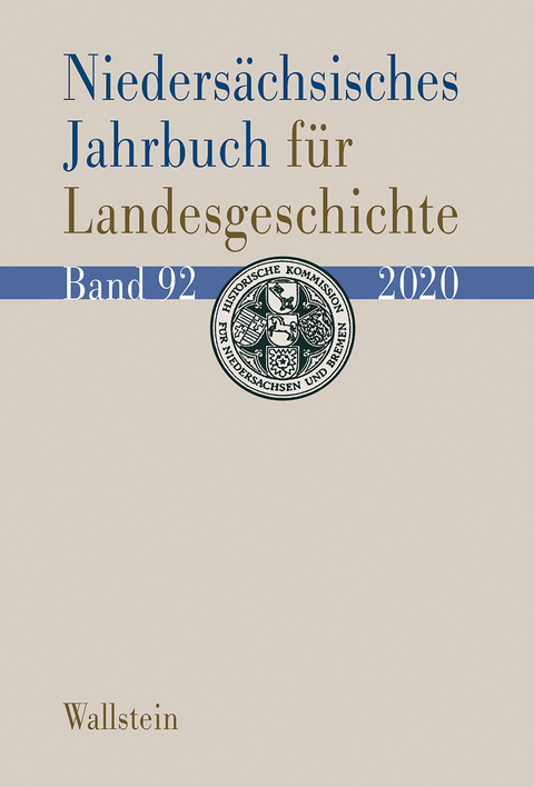Nieders&auml;chsisches Jahrbuch f&uuml;r Landesgeschichte