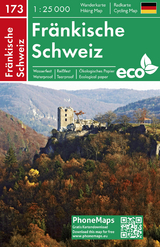 Fr&auml;nkische Schweiz, Wander - Radkarte 1 : 25 000
