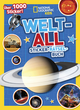 Weltall Sticker-R&auml;tsel-Buch mit &uuml;ber 1000 Stickern