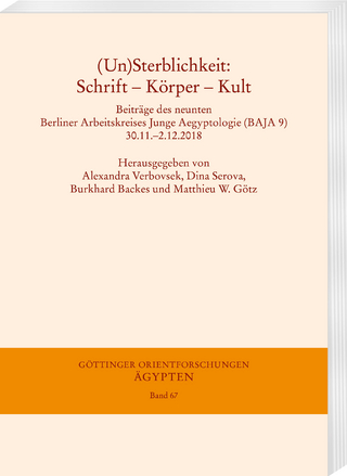(Un) Sterblichkeit: Schrift – Körper – Kult