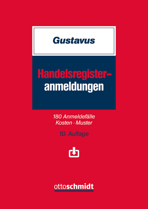 Handelsregister-Anmeldungen - Eckhart Gustavus, Robin Melchior