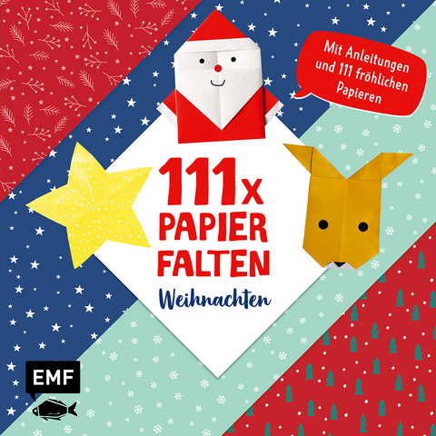 111 x Papierfalten &ndash; Weihnachten - Thade Precht