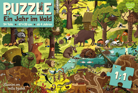 Ein Jahr im Wald - Fr&uuml;hling - Puzzle