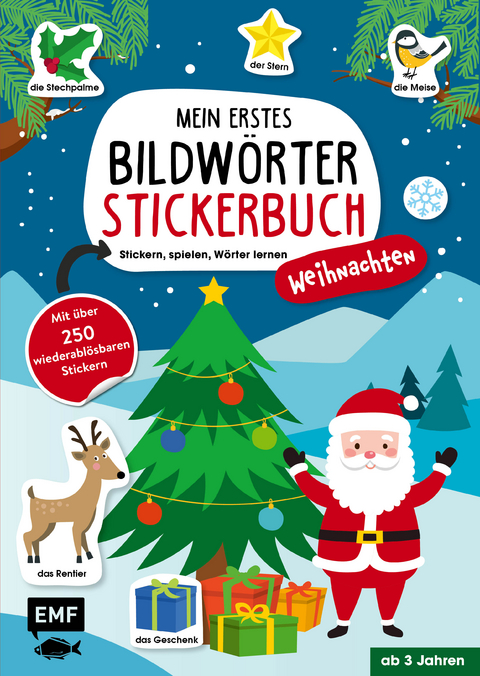 Mein erstes Bildw&ouml;rter-Stickerbuch &ndash; Weihnachten