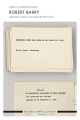 Robert Barry - Birgit Eusterschulte