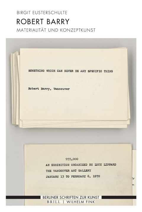 Robert Barry - Birgit Eusterschulte