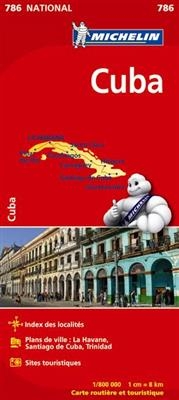 Cuba - Michelin National Map 786