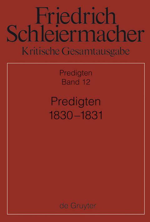 Predigten 1830-1831 - 