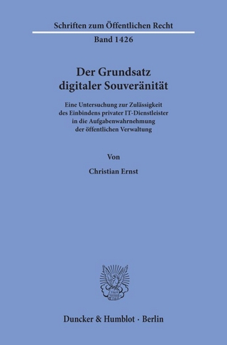 Der Grundsatz digitaler Souveränität.