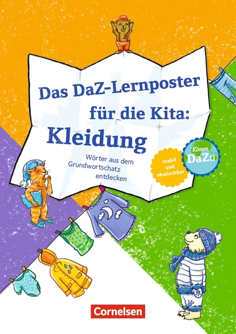 Das DaZ-Lernposter für die Kita: Kleidung
