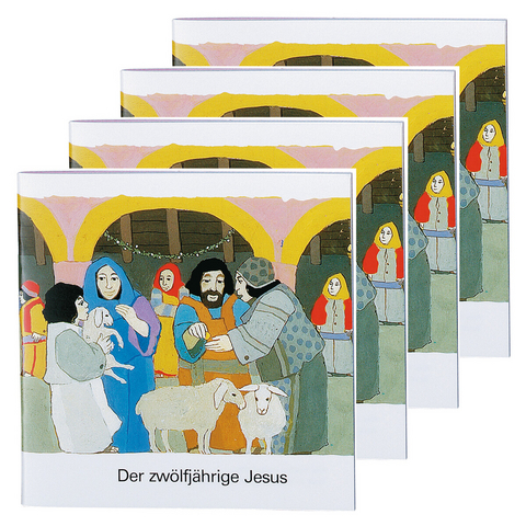 Der zw&ouml;lfj&auml;hrige Jesus (4er-Pack)
