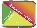 Partyspiele in der Box - Entweder - Oder (Spiel) -  Pattloch Verlag