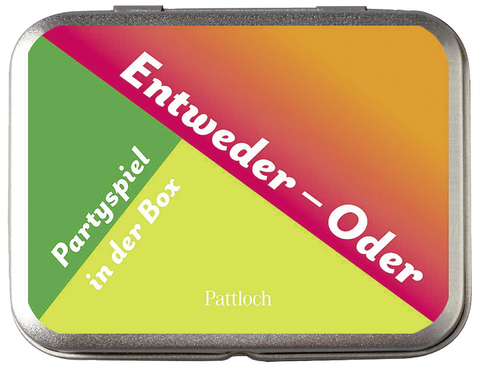 Partyspiele in der Box - Entweder - Oder (Spiel) -  Pattloch Verlag