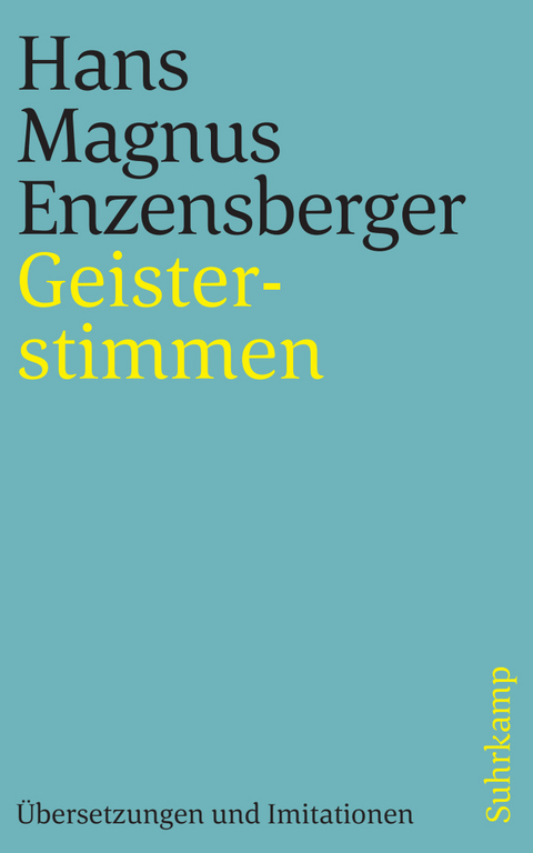 Geisterstimmen - Hans Magnus Enzensberger