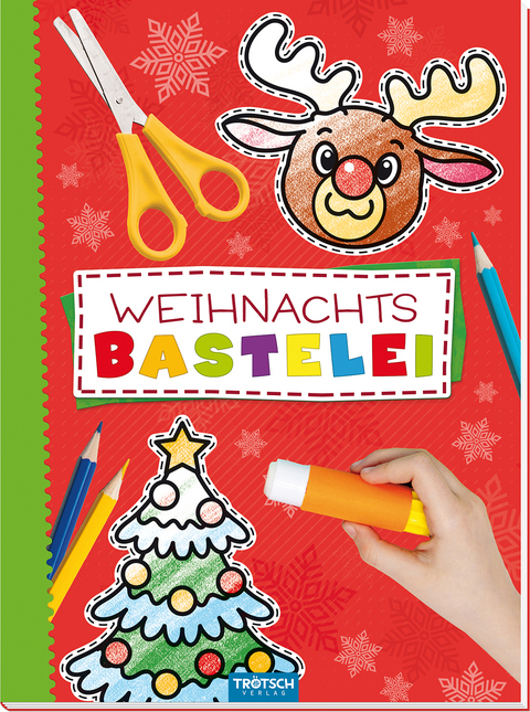 Tr&ouml;tsch Bastelbuch mit Bastelb&ouml;gen Weihnachtsbastelei - 