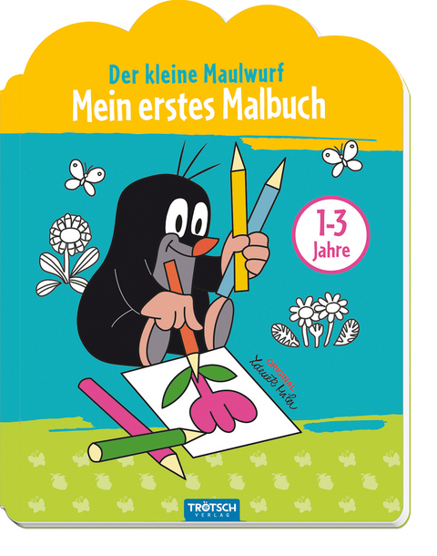 Tr&ouml;tsch Der kleine Maulwurf Mein erstes Malbuch - 