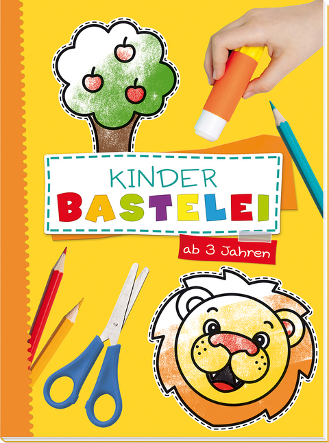 Tr&ouml;tsch Bastelbuch mit Bastelb&ouml;gen Kinderbastelei ab 3 Jahren - 