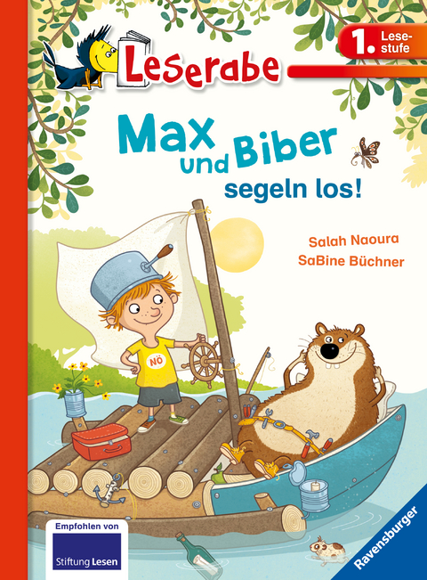 Leserabe 1. Lesestufe - Max und Biber segeln los! - Salah Naoura