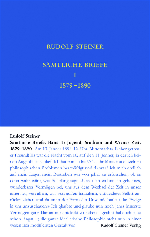 S&auml;mtliche Briefe - Rudolf Steiner