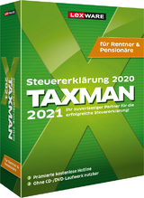TAXMAN 2021 für Rentner & Pensionäre - 