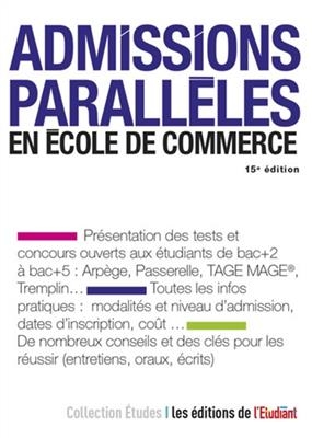 Admissions parallèles en école de commerce