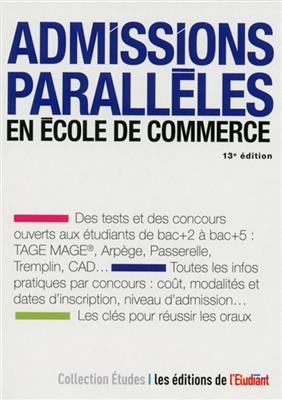 Admissions parallèles en école de commerce