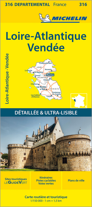 Loire-Atlantique Vendee - Michelin Local Map 316