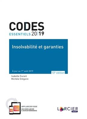 Insolvabilit&eacute; et garanties 2019 - Isabelle Durant, MICHELE GREGOIRE