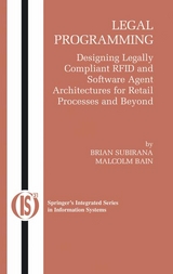 Legal Programming -  Malcolm Bain,  Brian Subirana