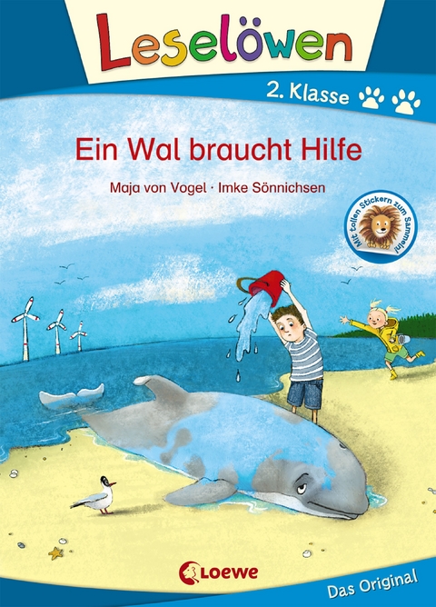 Lesel&ouml;wen 2. Klasse - Ein Wal braucht Hilfe - Maja von Vogel