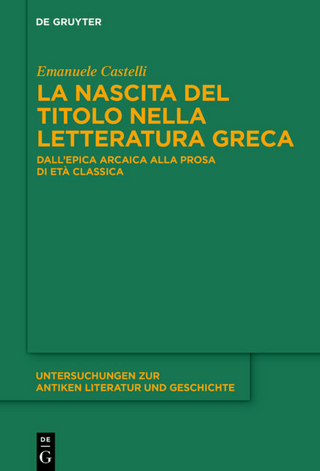 La nascita del titolo nella letteratura greca