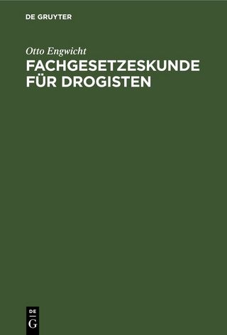 Fachgesetzeskunde für Drogisten