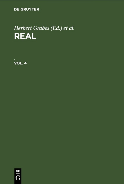 REAL / REAL. Vol. 4 - 